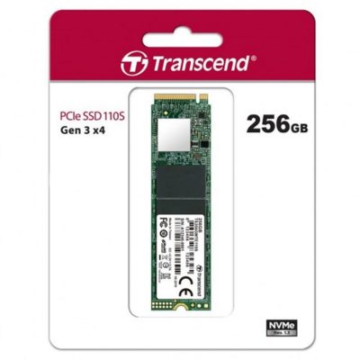 TRANSCEND 256GB NVME PCIE GEN3 X4 MTE110S M.2 SSD SOLID STATE DRIVE(3Y)