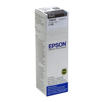 Ink Bottle Epson T6641 Black