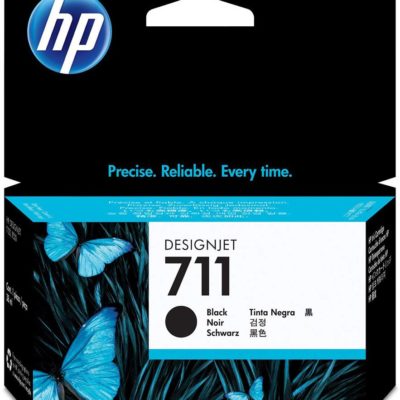 HP 711B 38-ml Black DesignJet Ink Cartridge (3WX00A)