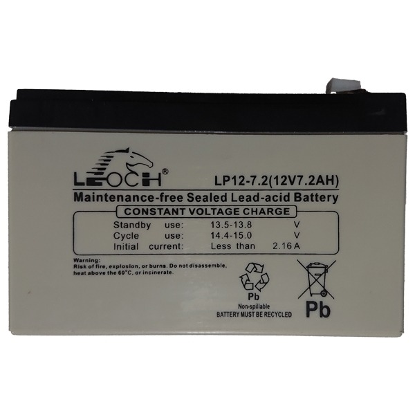 UPS Battery 12V 7.2Amp – Leoch (1Y)