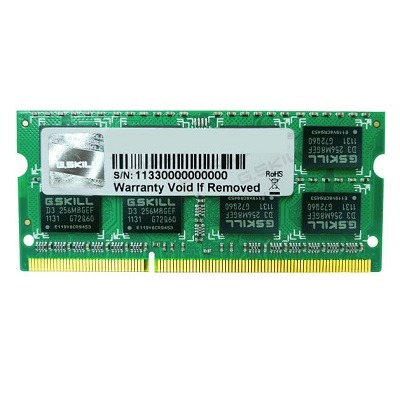 G Skill 8GB D3 1600Mhz Low – Notebook (3 Years)