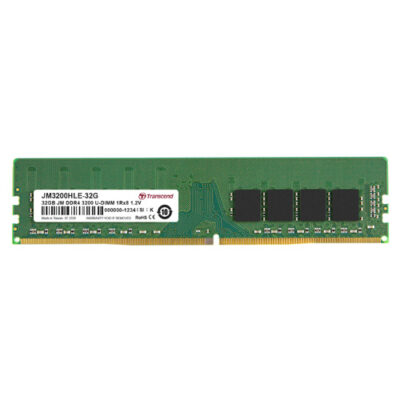 Transcend 32GB D4 3200 Mhz Desktop/ Laptop (3 Years)
